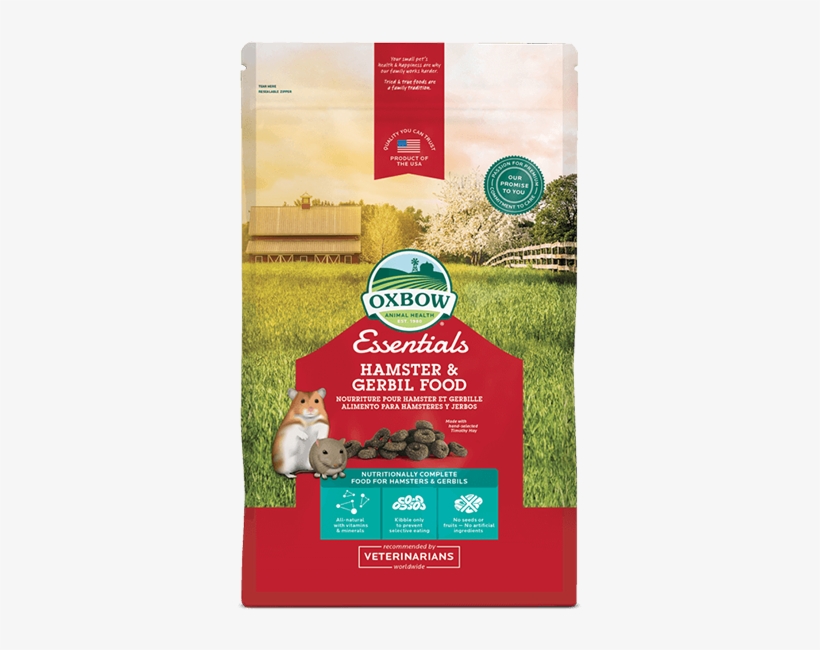 Oxbow Essentials Hamster & Gerbil Food - Oxbow Hamster & Gerbil Food, transparent png