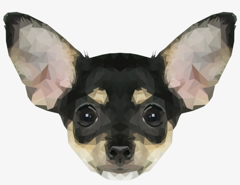 Emmasimoncic - Tumblr - Com - Low Poly Chihuahua Illustration - Chihuahua, transparent png