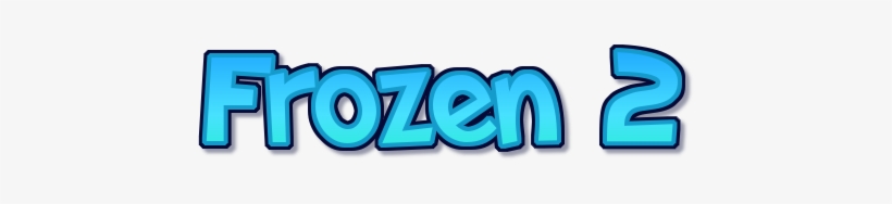 Frozen 2 Logo Big - Graphic Design, transparent png