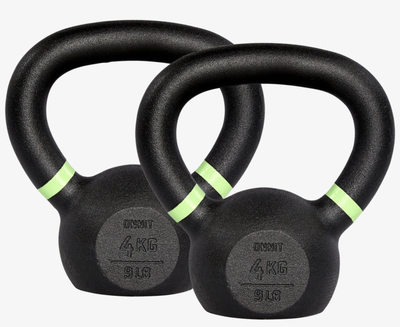 Onnit Double 4kg Kettlebells - Strength Training, transparent png