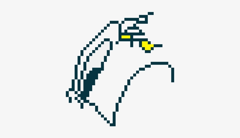 Donald Duck - Pixel Shape, transparent png