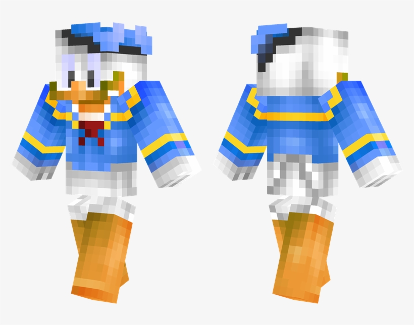 Donald Duck - Duck Skin De Minecraft, transparent png