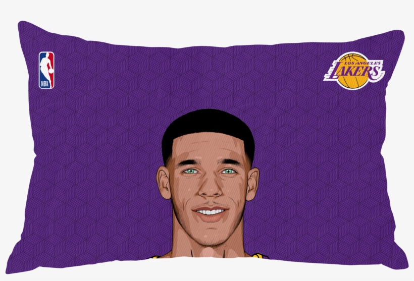 Lonzo Ball Pillow Case Face - Los Angeles Lakers, transparent png