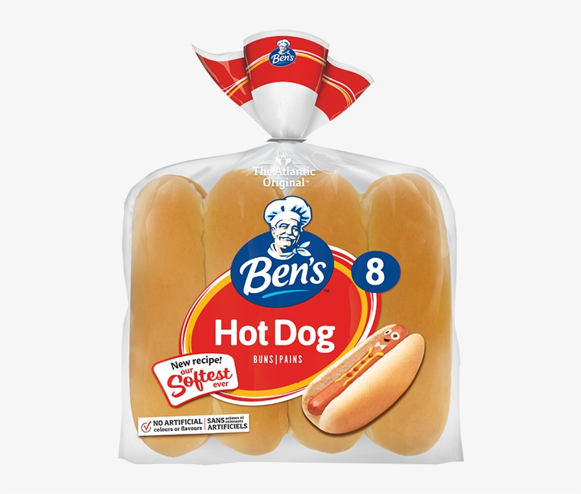 Products - Ben's Hot Dog Buns, transparent png