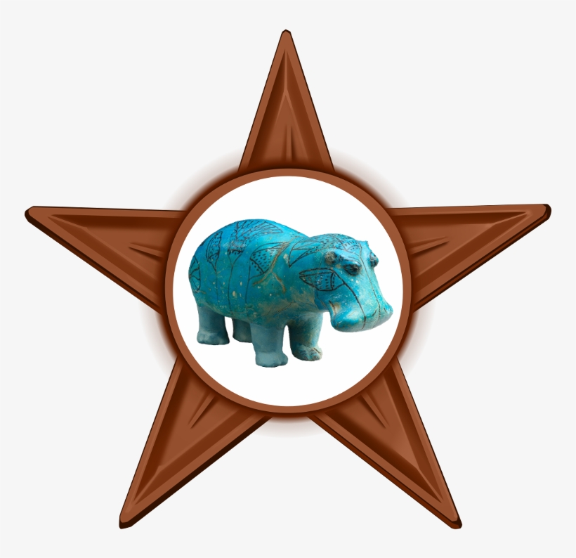 William The Hippo Barnstar - Barnstar, transparent png