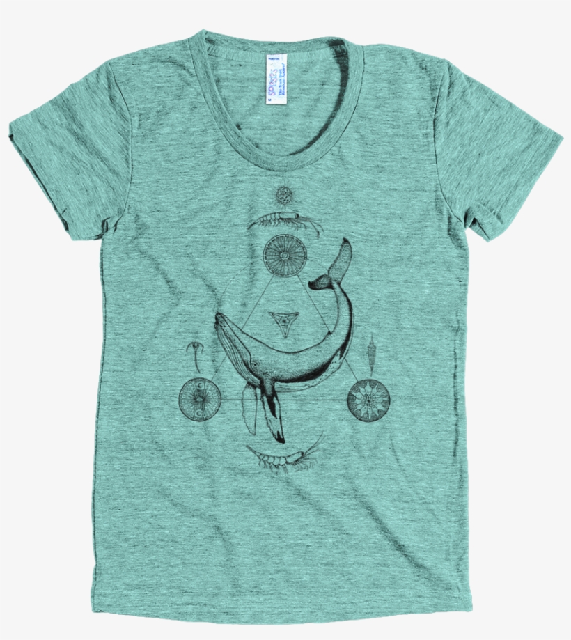 Whale Krill Transparent Mockup Front Wrinkled Tri Lemon - My First Rodeo Shirt, transparent png