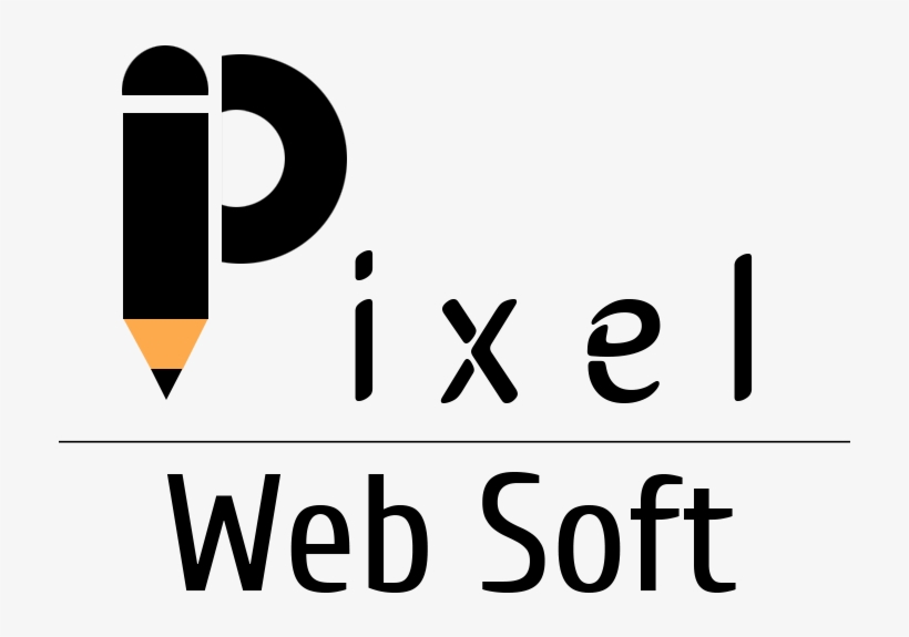 We Designed A Logo For Company Named Pixel Web Soft - Web Design Pixel Logo, transparent png