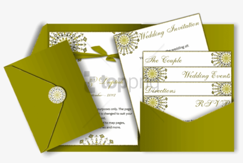 Free Png Simple Wedding Invitation Cards Design Png - Paper, transparent png