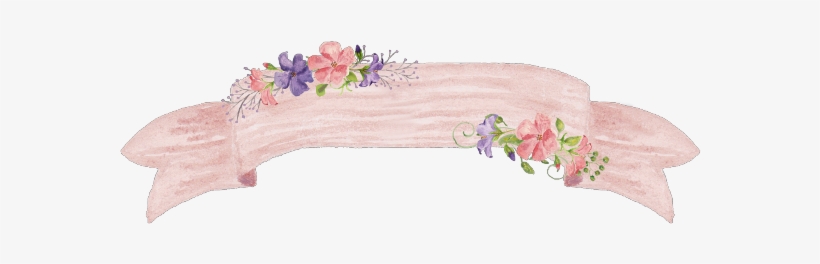 Ftestickers Watercolor Flowers Template Pink - Watercolor Painting, transparent png