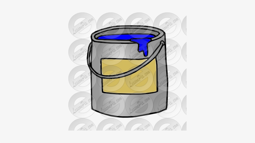 Black And White Stock Paint Can Clipart - Paint, transparent png