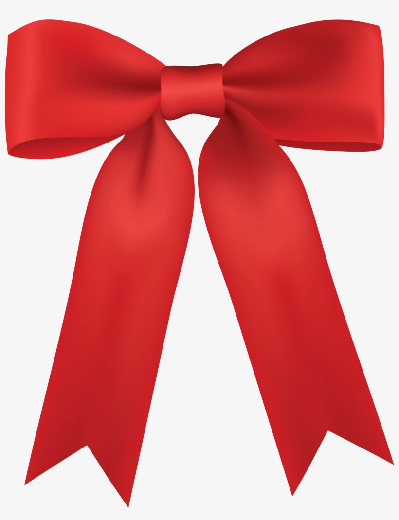 Red Bow Png Clip Art - Clip Art, transparent png