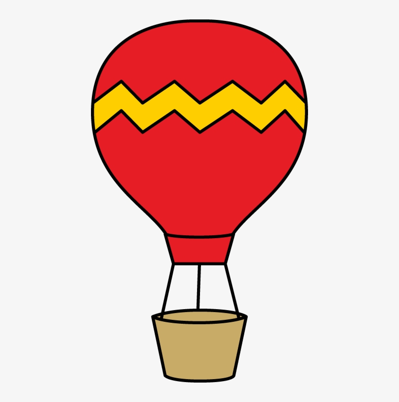 Deflated Hot Air Balloon Png - Red Hot Air Balloon Clipart, transparent png