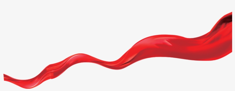 This Graphics Is Red Festive Ribbon Decoration Vector - Ribbon, transparent png