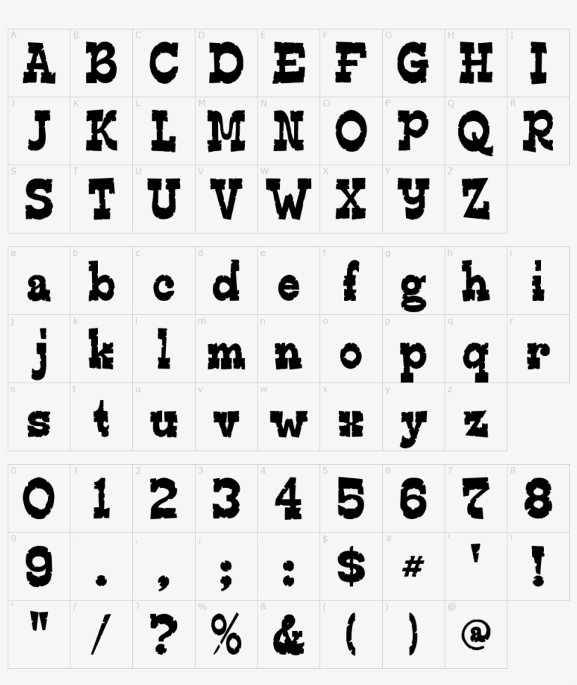 Font Characters - Keep On Truckin Font, transparent png