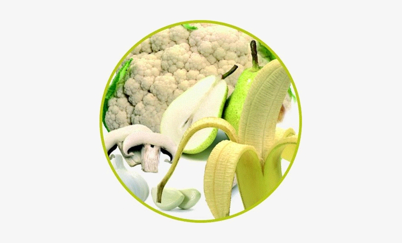 Las Verduras O Frutas, Sus Beneficios Según Su Color - Frutas Y Verduras De Color Blanco, transparent png