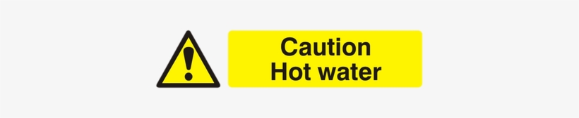 Download Free Caution Signs Transparent Pngs - Scan Sca5116 Caution Hot Water Pvc Sign 200 X 50mm, transparent png
