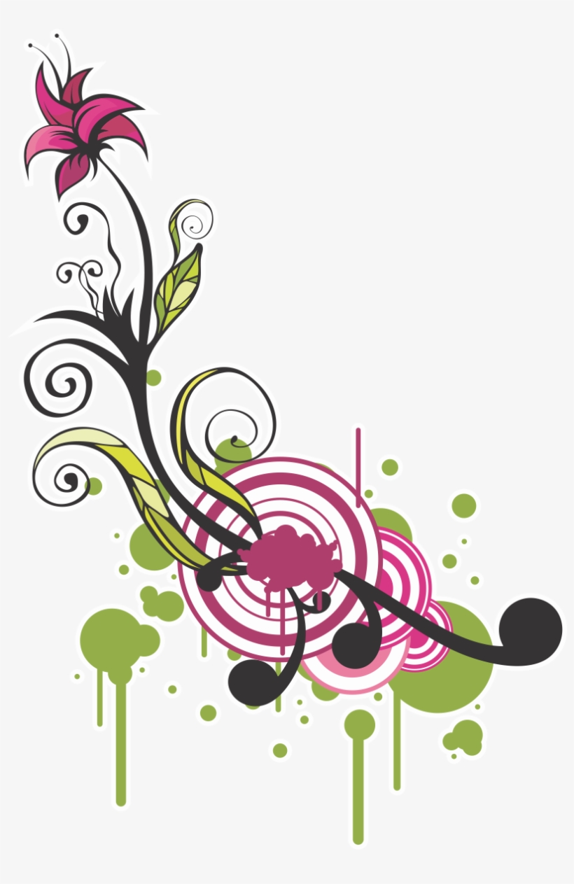 Pétalas De Cores - Png Flowers Swirl, transparent png