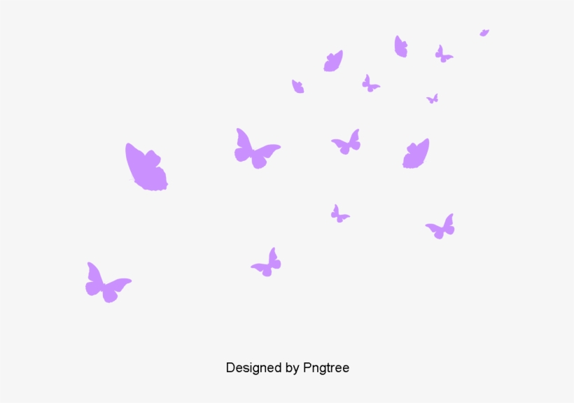Simple Butterfly Silhouette Design, Cartoon, Hand Painted, - Portable Network Graphics, transparent png