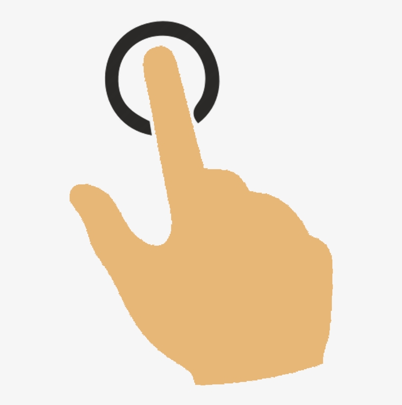 Single-click Installation - Finger Hand Click Png, transparent png