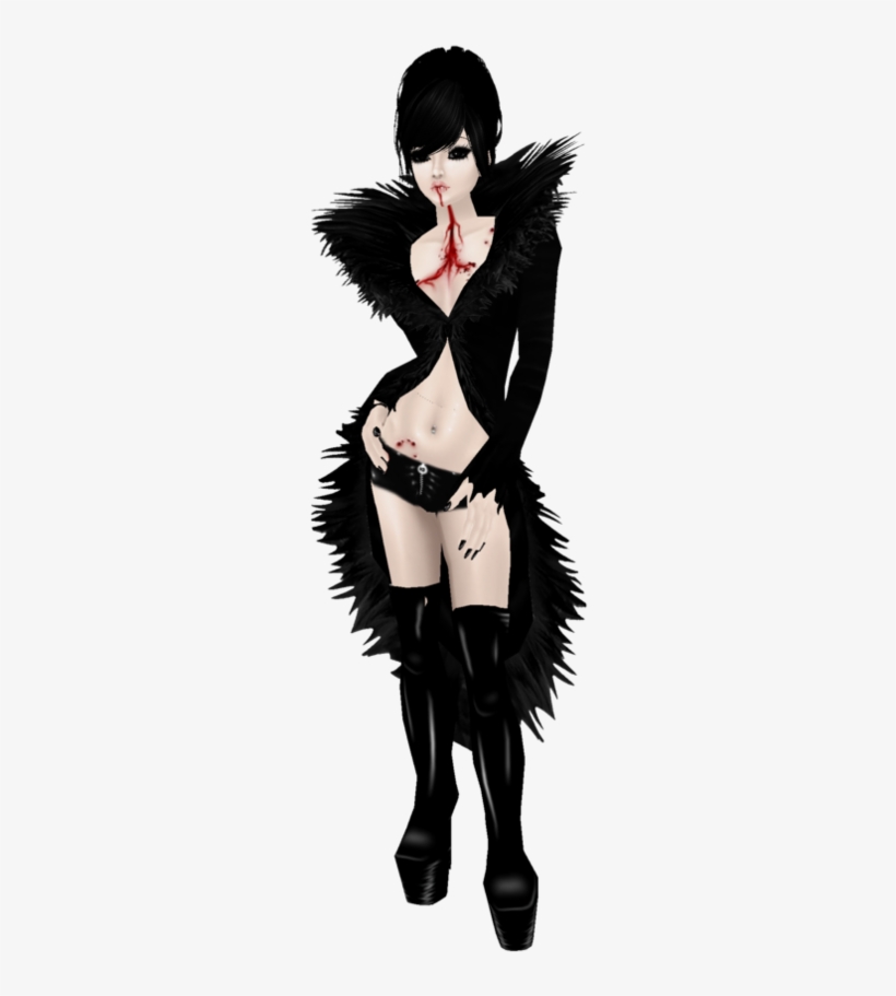 Vampire Girl By Elly05 On - Vampire Girl Clipart, transparent png