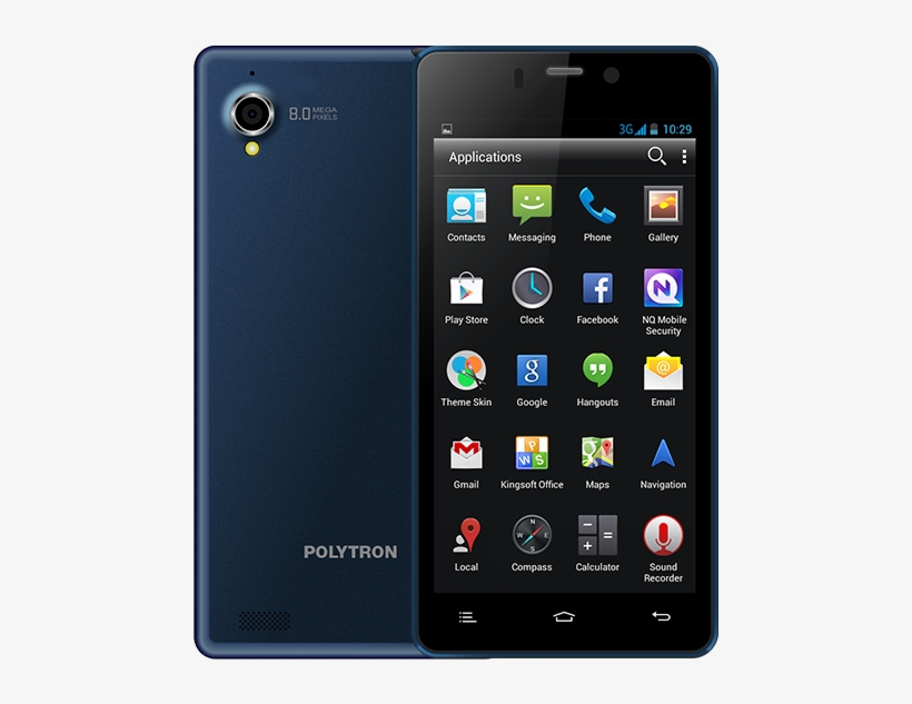 W8480 Blue - Polytron Crystal 4, transparent png