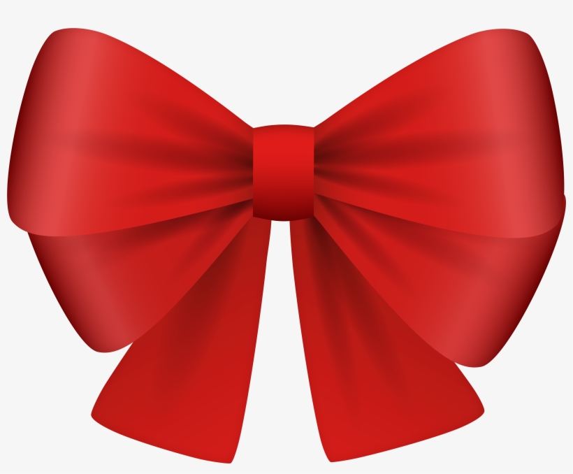 Red Bow Png Clip Art Image - Clip Art, transparent png