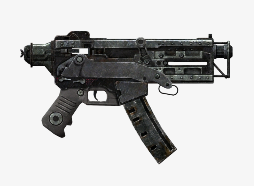10mm Submachine Gun - All Nuka World Weapons, transparent png