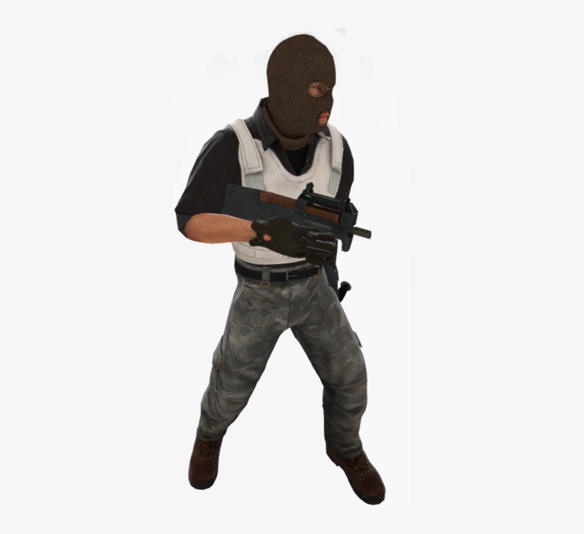 Gangster With Gun Png Image Royalty Free Download - Cs Go P90 Png, transparent png