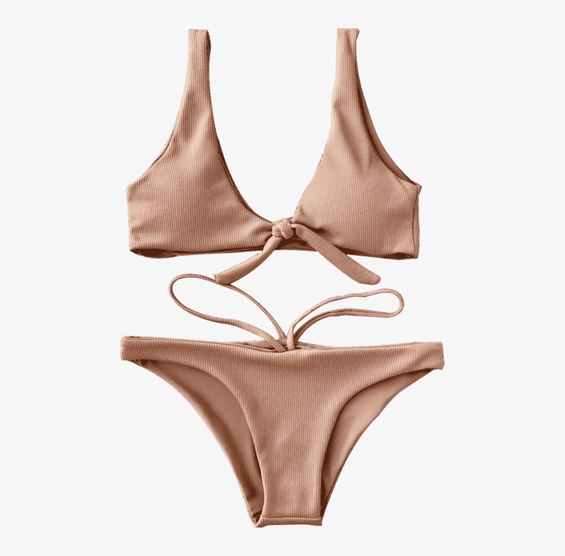 Image Freeuse Bikini Vector Essential - Traje De Baño Con Nudo, transparent png
