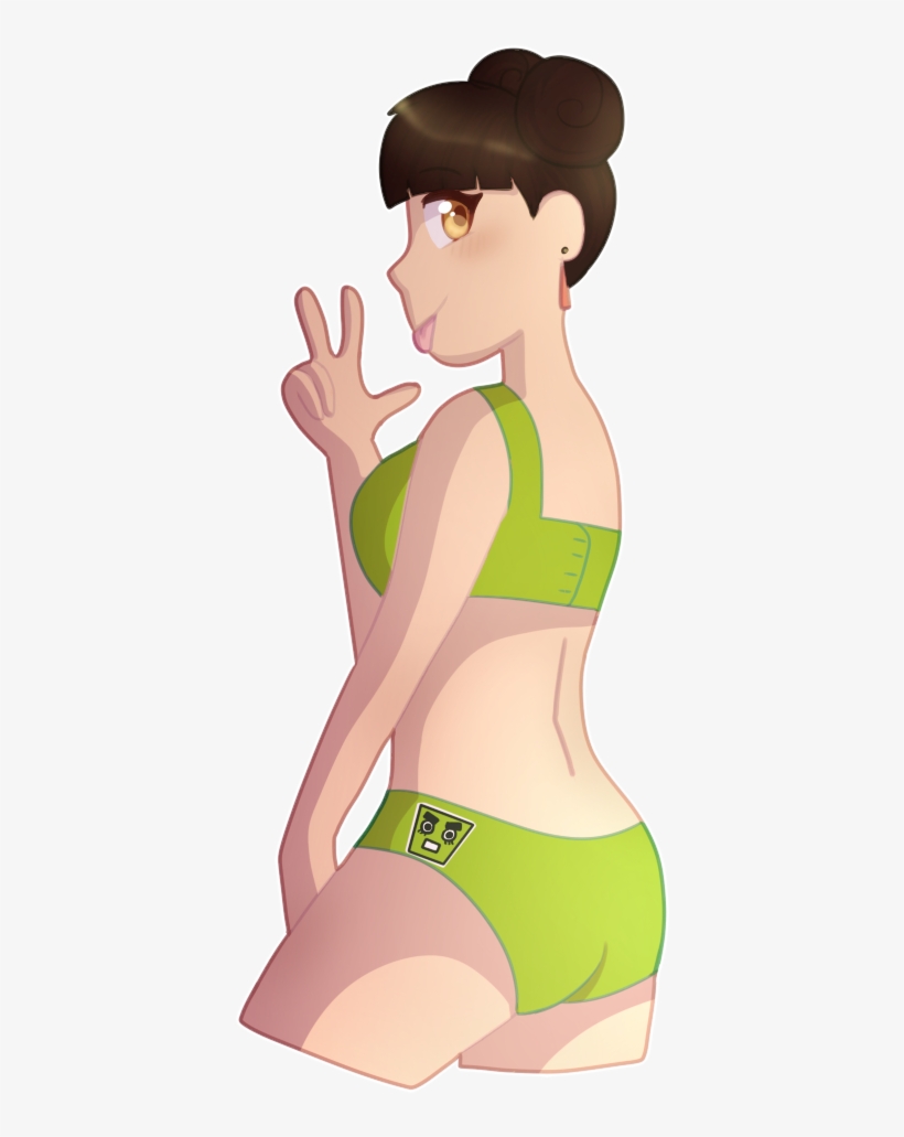 Clipart Black And White Tenten And Her Special Underwear - Tenten Panties, transparent png