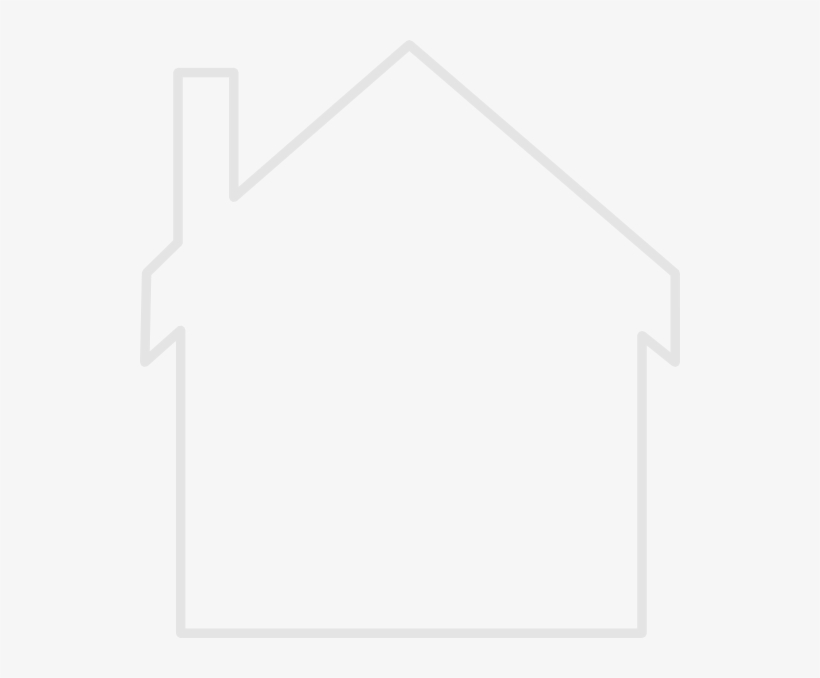 House Outline Vector White, transparent png