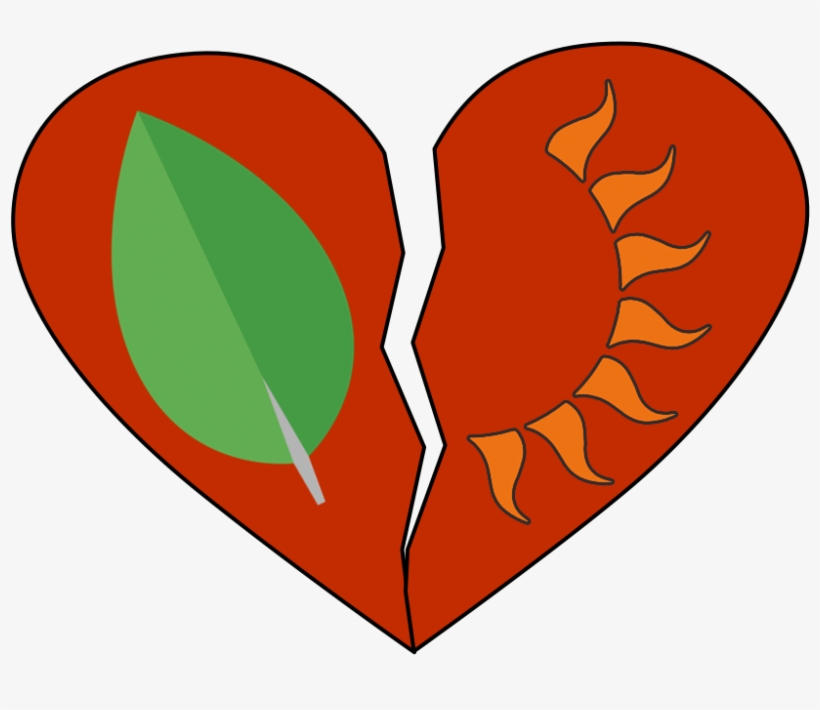 Orange Heart Png, transparent png