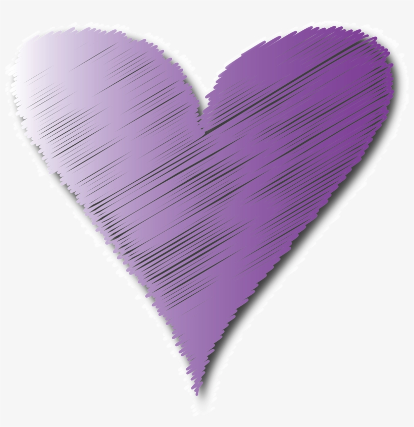 Leave A Comment Tags - Purple Scribbled Heart Png, transparent png