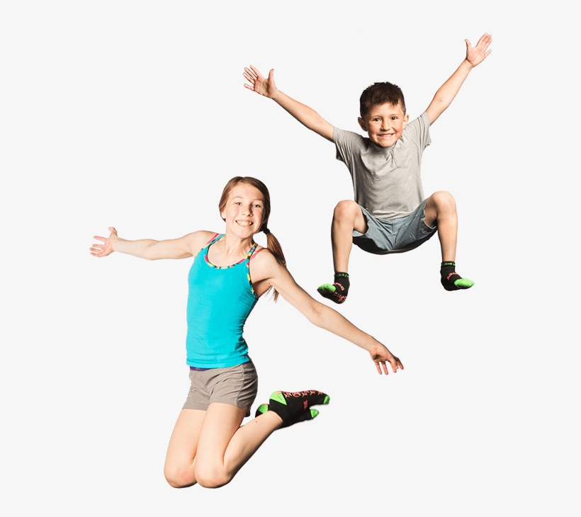 Fun Fit Safe Edmonton Trampoline Park - Kids Jump Png, transparent png