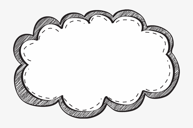 Black And White Scribble Border - School Car Rider, transparent png