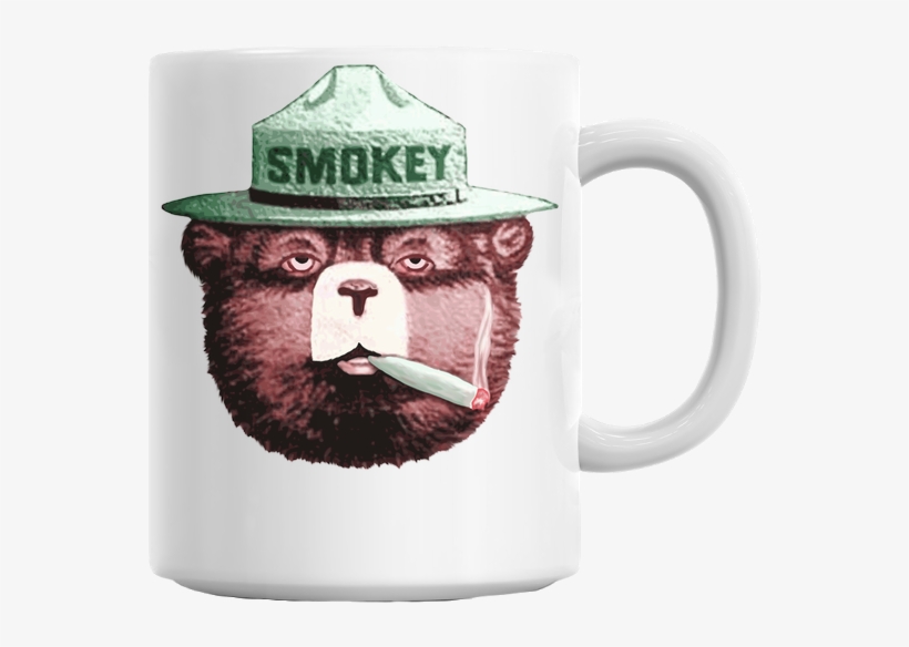 Smokey The Bear Smoking Weed, transparent png