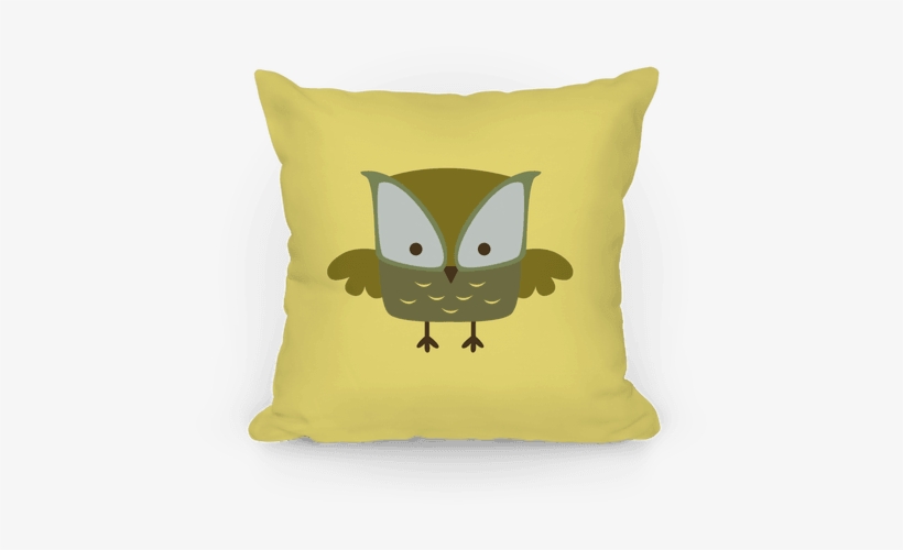 Cute Owl Pillow - Pillow, transparent png