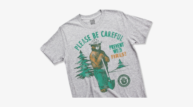 Smokey The Bear Tee-luv Tee - Illustration, transparent png
