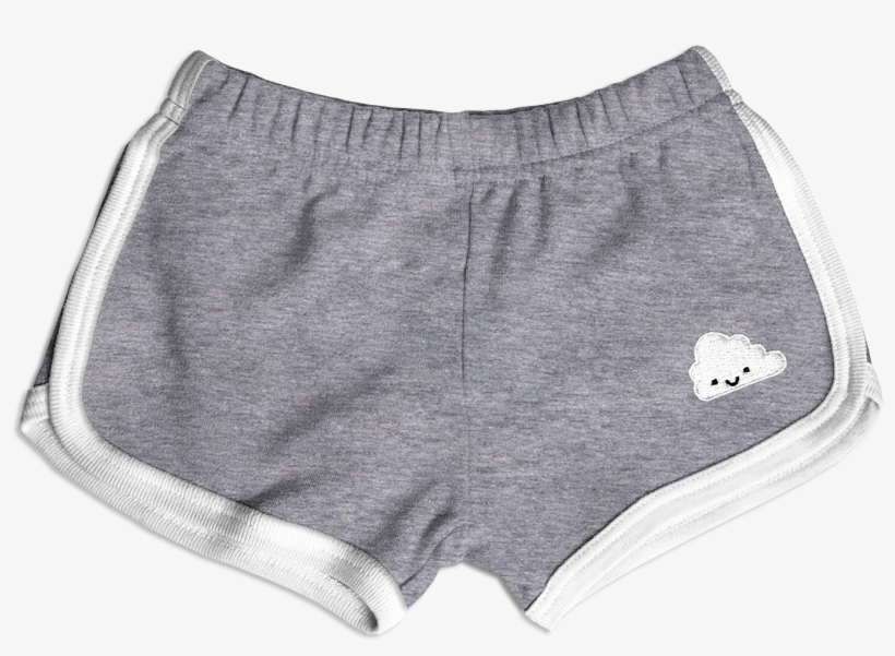 Shorts - Grey Cloud - Brambler Boutique - Shorts, transparent png