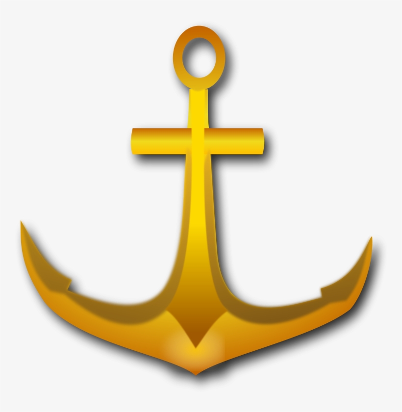 How To Set Use Golden Anchor Clipart, transparent png