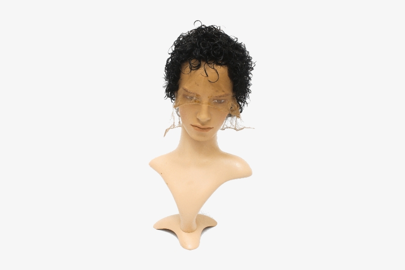 Full Lace Curly Hair Wig For Men's - Wig, transparent png