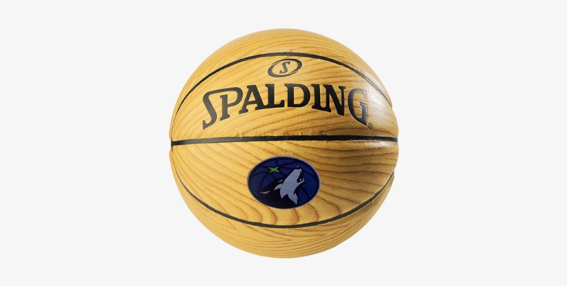 Minnesota Timberwolves B7 Woodgrain Ball - Minnesota Timberwolves Ball, transparent png