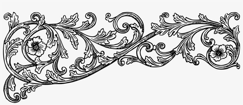 Vintage Flourish Png Clip Art - Flourish Designs Png, transparent png