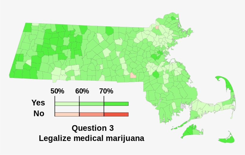 Medical Marijuana Ballot Results From 2012 In Massachusetts - Massachusetts Question 4 Results, transparent png