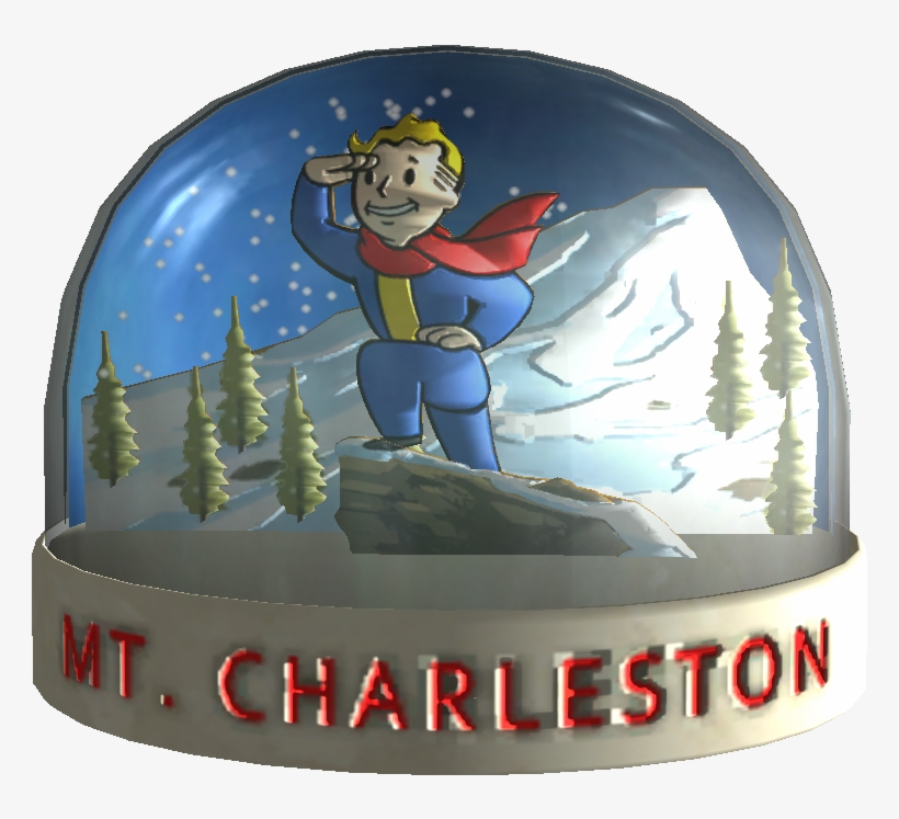Snow Globe - Mt - Charleston - Snow Globe Fallout Buy, transparent png