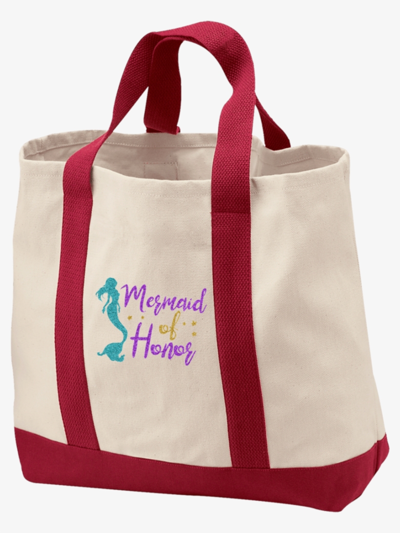 Mermaid Of Honor 2-tone Shopping Tote Rebel Style Shop, transparent png