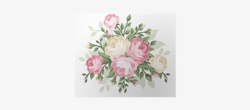 Vector Illustration Of Vintage Roses - Gorgeous Calla Lily Necklace, transparent png