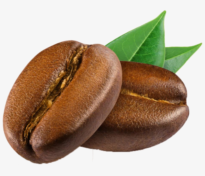 Beans Transparent Image Names - Coffee Beans With Leaf, transparent png