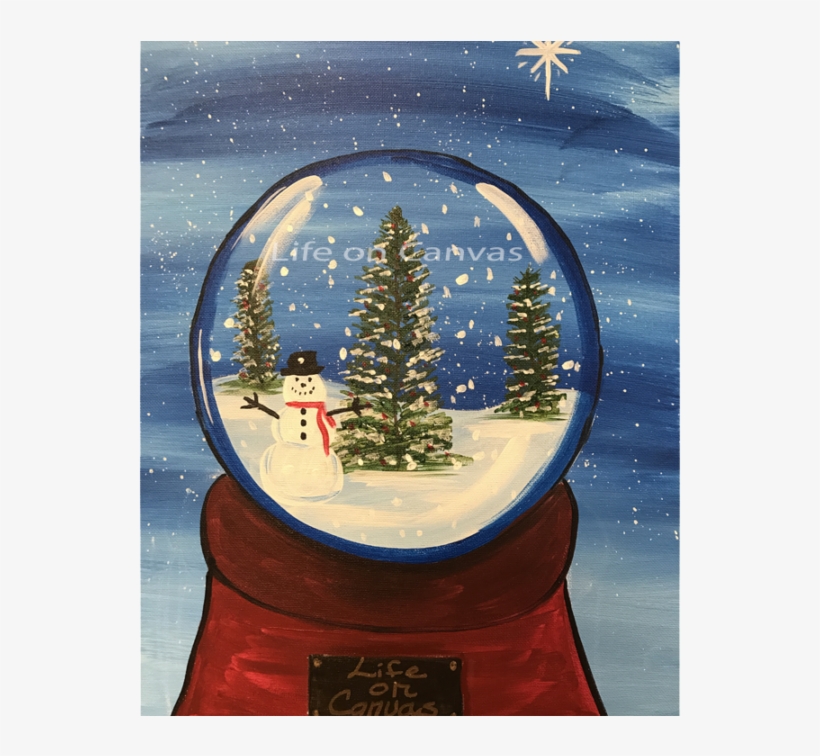 Snow Globe - Snow, transparent png