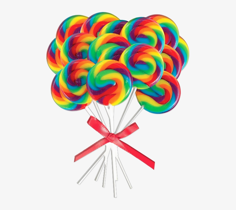 De Colores Renders Y Pinterest - Mini Rainbow Spiral Lollipops (16), transparent png